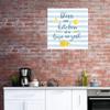 Fine Art Canvas Love and Zest Canvas Wall Decor by Artist Carol Robinson for Living Room, Bedroom, Bathroom, Kitchen, Office, Bar, Dining & Guest Room - Ready to Hang - 18 in x 18 in view 2