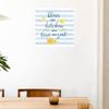 Fine Art Canvas Love and Zest Canvas Wall Decor by Artist Carol Robinson for Living Room, Bedroom, Bathroom, Kitchen, Office, Bar, Dining & Guest Room - Ready to Hang - 18 in x 18 in view 3