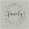 Fine Art Canvas Bouquet of Grace Family Wreath Canvas Wall Decor by Artist Carol Robinson for Living Room, Bedroom, Bathroom, Kitchen, Office, Bar, Dining & Guest Room - Ready to Hang - 18 in x 18 in view 1