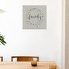 Fine Art Canvas Bouquet of Grace Family Wreath Canvas Wall Decor by Artist Carol Robinson for Living Room, Bedroom, Bathroom, Kitchen, Office, Bar, Dining & Guest Room - Ready to Hang - 18 in x 18 in view 3