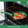 AHEIM Pots and Pans Set, Aluminum Nonstick Cookware Set, Fry Pans, Casserole with Lid, Sauce Pan, and Utensils, 11 Piece Cooking Set (Green) view 2