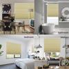 100% Blackout Privacy Cellular Blinds- Cordless Bottom Up Shade, Room Darkening Noise Lowering for Office and Home [Beige-Blackout, 57 "W x 64" H] Custom Size view 3