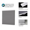 100% Blackout Privacy Cellular Blinds- Cordless Bottom Up Shade, Room Darkening Noise Lowering for Office and Home [Beige-Blackout, 57 "W x 64" H] Custom Size view 4