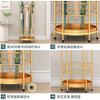 Umbrella Racks Golden Metal Umbrella Stand Umbrella Holder, European Style Retro Large-Capacity Umbrella Stand Umbrella Holder, Entrance Umbrella Organizer, Capacity 12 Umbrellas view 4