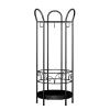 Umbrella Racks Black Iron Umbrella Stand Umbrella Holder, European Retro Metal Umbrella Hoder, Hotel Corridor Entrance Organizer-Capacity 12 Umbrellas view 1