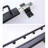 LKP Closet Valet Rod 14inch, Pull Out Hanger Rail for Shirt/Pants/Tie, Multi Function Sliding Clothing Organizer Rack, Top Mount view 2