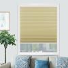 100% Blackout Privacy Cellular Blinds- Cordless Bottom Up Shade, Room Darkening Noise Lowering for Office and Home [Beige-Blackout, 27 "W x 40" H] Custom Size view 1