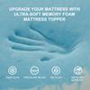 SINWEEK 3 Inch Mattress Topper 5-Zone Memory Foam Mattress Topper Pressure Relieve Soft Mattress Pad, CertiPUR-US Certified, Twin Size Blue view 3