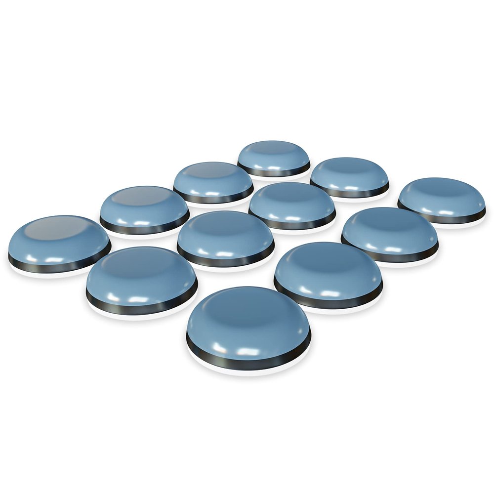 Self Adhesive Kitchen Appliance Sliders (DIY) - Easy Moving Pads Compatible with Most Blenders, Coffee Makers, Air Fryers, Pressure Cookers and More (12 PCS)