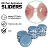 Self Adhesive Kitchen Appliance Sliders (DIY) - Easy Moving Pads Compatible with Most Blenders, Coffee Makers, Air Fryers, Pressure Cookers and More (12 PCS) view 3