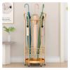 Umbrella Racks Golden Metal Umbrella Stand Umbrella Holder, Large Capacity Umbrella Basket in Hotel Office Cafe, Cue Stick Drawing Axis Storage Basket, 25X60cm view 2