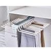 LKP Closet Pants Hangers 18x23inch Pull Out Clothing Rail Multi Functional 22 Arms Garment Rack for Wardrobe Organizer and Trousers Storage view 3