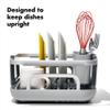 OXO Good Grips Extendable Over-The-Sink Aluminum Drying Dish Rack view 4