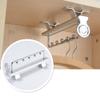 LKP Closet Valet Rod 14inch, Pull Out Hanger Rail for Shirt/Pants/Tie, Multi Function Sliding Clothing Organizer Rack, Top Mount view 2