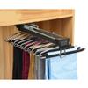 LKP Extendable Pants Hangers Space Saving Closet Organizer Rack Multi-Function Pull Out Trousers Hanging Rail for Pants, Jeans, Tie, Scarf view 2