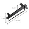 LKP Closet Valet Rod 14inch, Pull Out Hanger Rail for Shirt/Pants/Tie, Multi Function Sliding Clothing Organizer Rack, Top Mount view 3