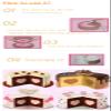 LoBake 5 6 7 8 9 10 inches 2 in 1 Heart Inside Aluminium Cake Mold Set Sandwich Mould Layer Mousse Molds Birthday Party Decoration DIY (8 inches) view 4