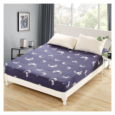 DSMYYXGS Elastic Fitted Sheet Rubber Band Polyester Bed Sheets Geometric Pattern Pillowcase Multiple Colors Available Mattress Cover (Color : M09, Size : 80X200X25cm)