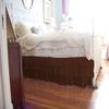 1 Piece Solid 15" Drop Split Corner Multi Ruffle Bed Skirt 600TC Egyptian Cotton (Coffee, Queen) view 1