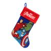 Ruz Avengers 20" Applique Christmas Stocking, Gift Holder for Stocking Stuffers, Indoor Home Decor and Holiday Decoration, Blue view 2