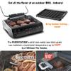 Gourmia Smokeless Indoor Grill & Air Fryer raclette grill with Smoke Extracting Technology Extra-Large Nonstick Cooking electric grill indoor Korean BBQ Style 6 Quart FoodStation view 4