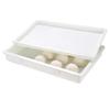 Restaurantware-LID ONLY: Lid For Proofing Box, 1 Rectangle Lid For Dough Box - Stackable, Dishwashable, White Plastic Lid For Pizza Dough Box, Durable, Proofing Box Sold Separately view 2