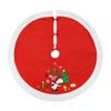 Peanuts Snoopy 48" Embroidered Applique Christmas Tree Skirt view 1
