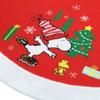 Peanuts Snoopy 48" Embroidered Applique Christmas Tree Skirt view 3