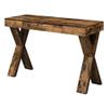 Convenience Concepts Newport 1 Drawer Desk, Barnwood view 1