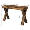 Convenience Concepts Newport 1 Drawer Desk, Barnwood view 3