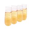 EcoQuality 9 oz Stemless Clear Plastic Champagne Glass, Unbreakable Elegant and Reusable Champagne Flute Ideal for Celebrating in Style, Toasting Glasses for Indoors or Outdoors (36) view 1