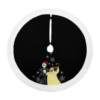 Nightmare Before Christmas 48" Embroidered Applique Christmas Tree Skirt
