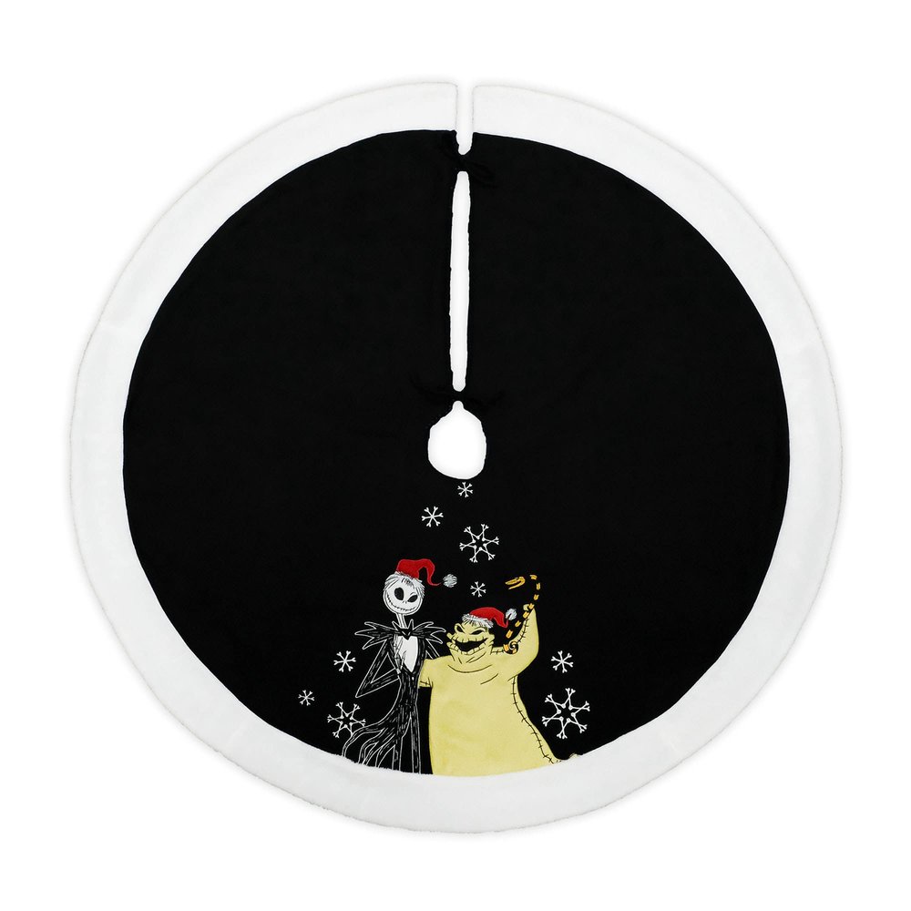 Nightmare Before Christmas 48" Embroidered Applique Christmas Tree Skirt