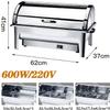 JINCAN Catering Food Warmers,Chafing Dish, 9L Stainless Steel Chafer Buffet Servers and Warmers with Lid, Perfect for Any Party, Football Game and Office Gathering (Size : B) view 3