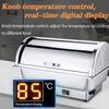 JINCAN Catering Food Warmers,Chafing Dish, 9L Stainless Steel Chafer Buffet Servers and Warmers with Lid, Perfect for Any Party, Football Game and Office Gathering (Size : B) view 4