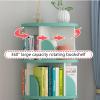 Bookcases 360Rotating Bookshelf, Children's Large-Capacity, Cultivate Children's Interest in Reading, Make Children Fall in Love with Reading (Color : Green, Size : 4 Layers (46126cm)) view 3