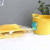qiuqiu Cotton Rope Woven Storage Basket Desktop Cosmetics Sundries Organizer Cartoon Animal Decor Basket Grey view 4