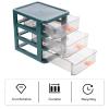 BESPORTBLE 3 Drawer Plastic Storage Desktop Small Drawer Organizer Stackable Storage Sundries Classification Decorative Dressing Boxes (Green) view 4