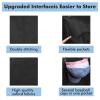 Melpler Hat Organizer for Storage of Baseball Caps, 24 Clear Deep Pockets, Rack for Wall/Door with Hooks(Black) view 4