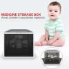 BUG HULL Large Capacity Medication Lock Box, Fridge Lock Box for Medicine Safe, Locking Medicine Box with Code for Snack, Food and Home Safety view 2