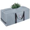 BALEINE 7.5 ft Christmas Tree Storage Bag, Heavy Duty 900D Oxford Fabric with Reinforced Handles and Dual Zippers Wide Opening, Extra Large Storage Container for Trees and Decorations (Grey) view 1