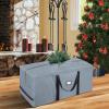 BALEINE 7.5 ft Christmas Tree Storage Bag, Heavy Duty 900D Oxford Fabric with Reinforced Handles and Dual Zippers Wide Opening, Extra Large Storage Container for Trees and Decorations (Grey) view 3