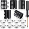 Ferraycle Fixing a Sinking Office Chair Cylinder Alternatives 10 Pieces Stainless Steel Hose Clamps 5 Pieces Gas Lift with Dual-Purpose Screwdriver No Gas Lift Cylinder (16 Pieces) view 1