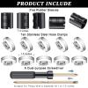 Ferraycle Fixing a Sinking Office Chair Cylinder Alternatives 10 Pieces Stainless Steel Hose Clamps 5 Pieces Gas Lift with Dual-Purpose Screwdriver No Gas Lift Cylinder (16 Pieces) view 2