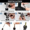 Ferraycle Fixing a Sinking Office Chair Cylinder Alternatives 10 Pieces Stainless Steel Hose Clamps 5 Pieces Gas Lift with Dual-Purpose Screwdriver No Gas Lift Cylinder (16 Pieces) view 4
