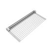 Surpahs 20.5 x 15.5 Inch Roll-Up Dish Drying Rack, Fits Across Sink Openings up to 19.5 Inches, Heavy-Duty Premium Silicone, Strong Support, Non-Slip, Heat-Resistant, Warm Gray view 1