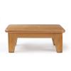 CONSDAN Oak Step Stool for Bed, Wooden Stool for Adults & Seniors - 6.5" High, Non-Slip Mat, No Assembly Needed, Solid Wood, Natural Color view 4