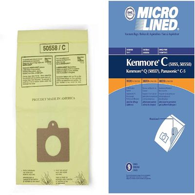 36 Vacuum Cleaner Bags for Sears Kenmore 5055 50557 50558 Panasonic C-5 C5 C Q - Great Value - Receive 36 Replacement Bags Brand DVC