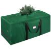 BALEINE 9 ft Christmas Tree Storage Bag, Heavy Duty 900D Oxford Fabric with Reinforced Handles and Dual Zippers Wide Opening, Extra Large Storage Container for Trees and Decorations (Green) view 1