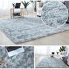 Carpets Tie-Dyeing Plush Soft Carpets for Bedroom Living Room Anti-Slip Floor Mats Kids Room Carpet Rugs Light Grey 31235 inchs(80600cm) view 2